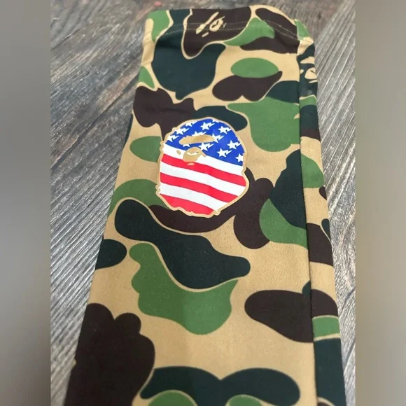 BAPE X ADIDAS’S AUTHENTIC ATHLETIC CAMO ARM SLEEVE PAIR - Picture 2 of 12